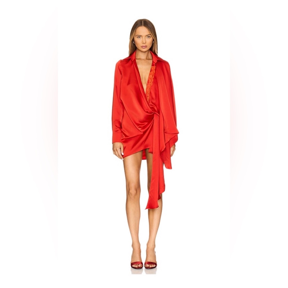 NWT Draped Shirt Style Wrap Dress by Vaillant